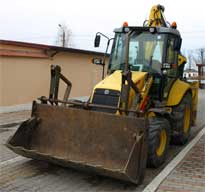 Buldoexcavator pentru intervenții Buldoexcavator pentru intervenții