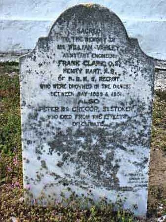 Piatră funerară marinar britanic Piatră funerară marinar britanic